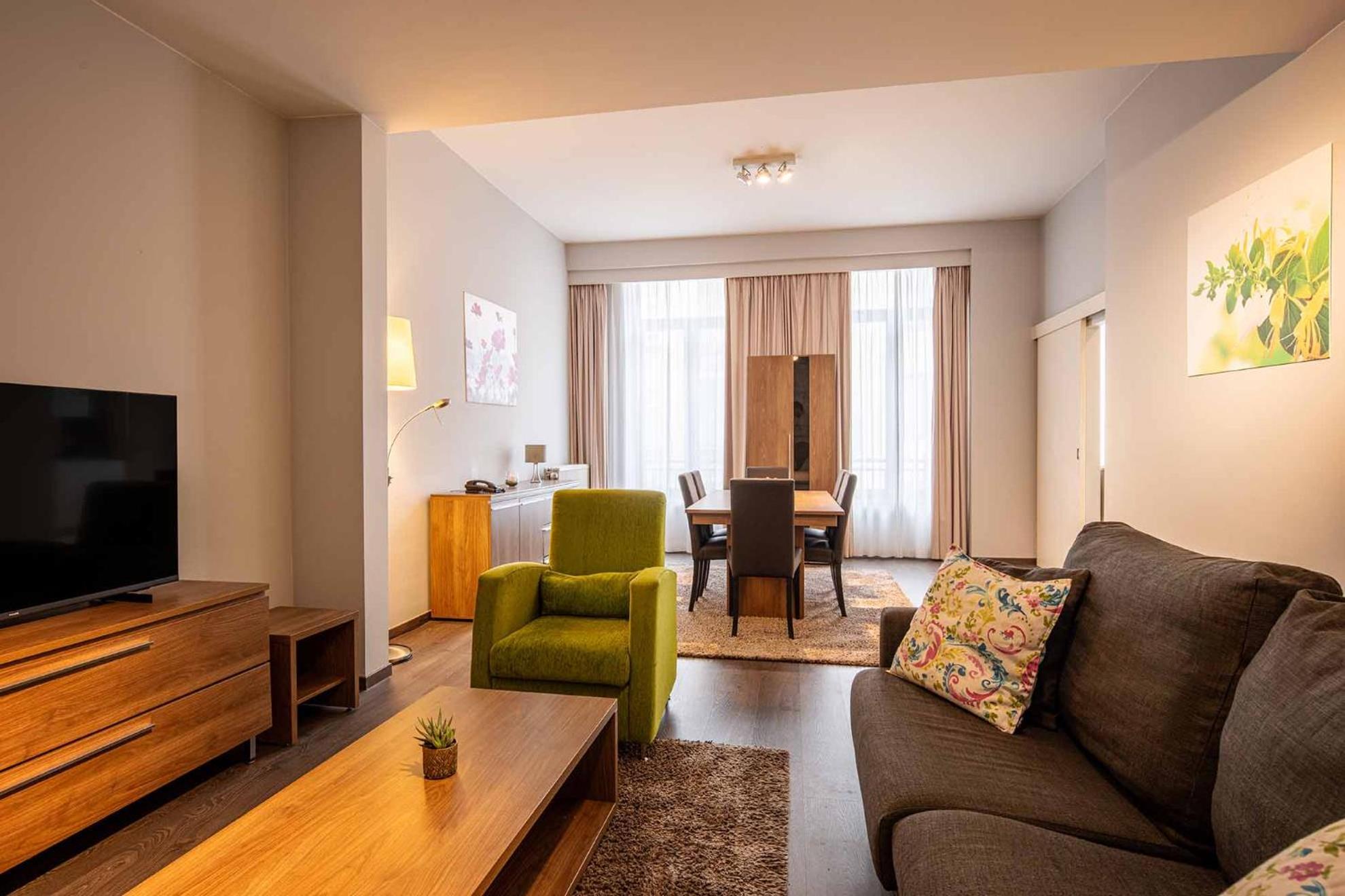 Thon Residence Florence Aparthotel Brussel Bagian luar foto
