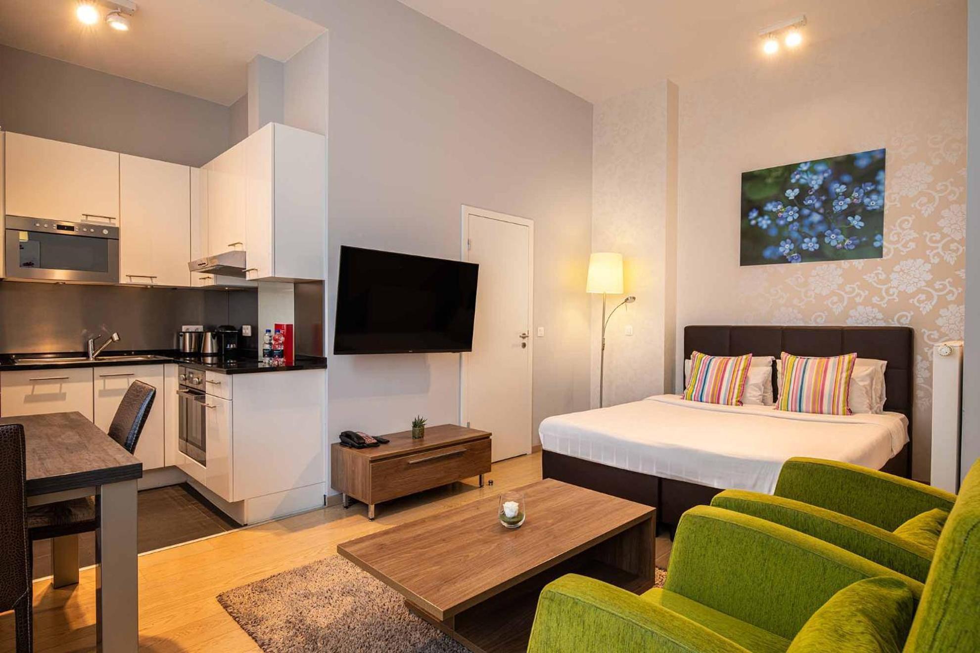 Thon Residence Florence Aparthotel Brussel Bagian luar foto