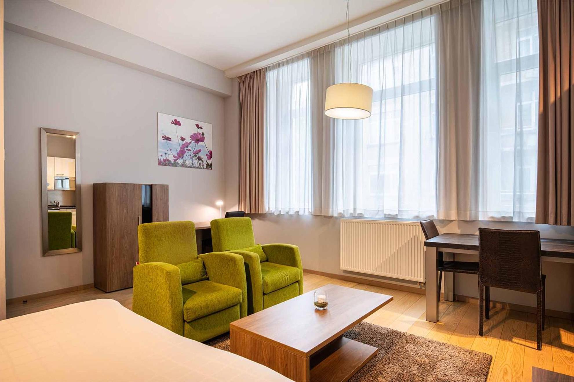Thon Residence Florence Aparthotel Brussel Bagian luar foto